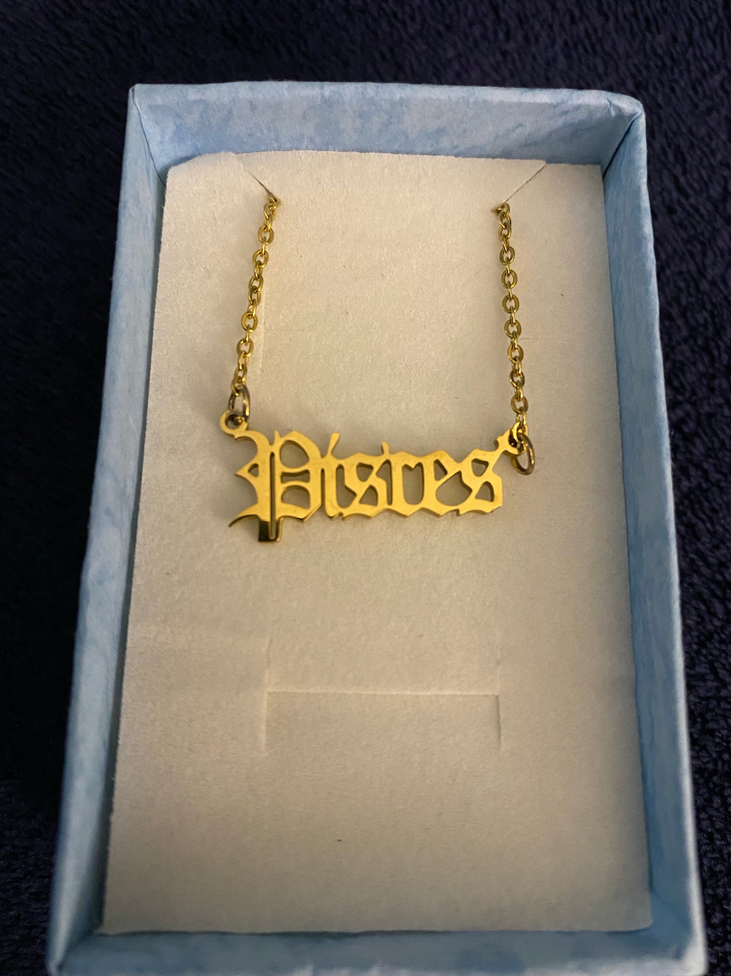 Pisces Zodiac Necklace