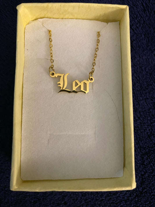 Leo Zodiac Necklace