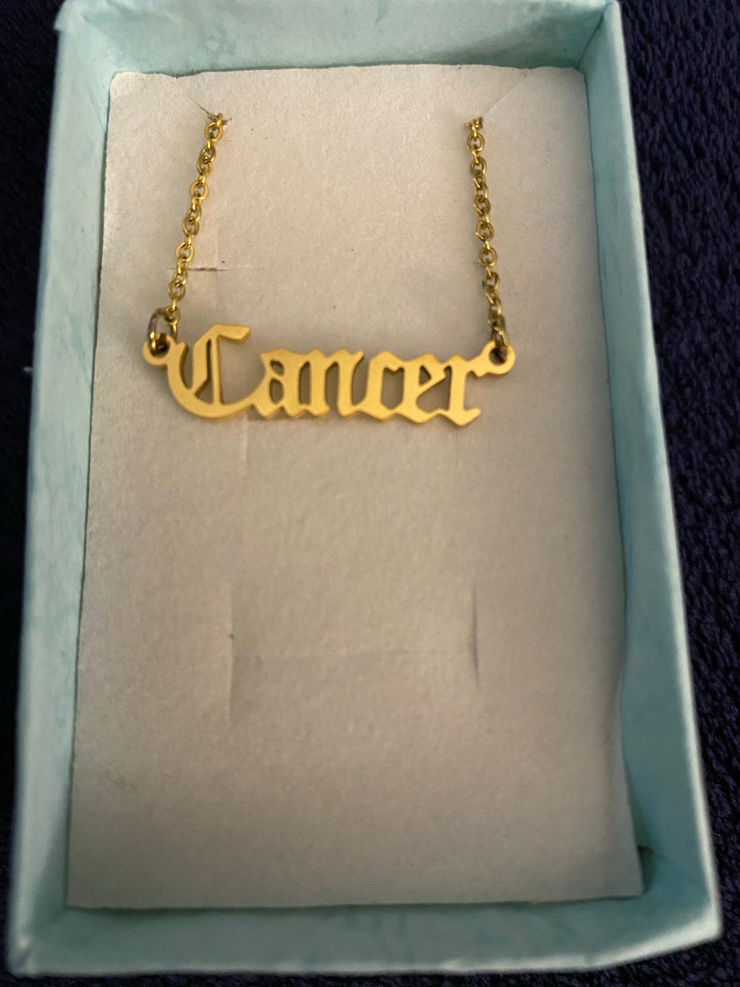 Cancer Zodiac Necklace